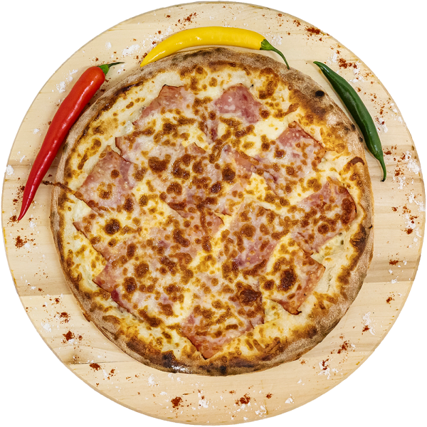 Pizza carbonara