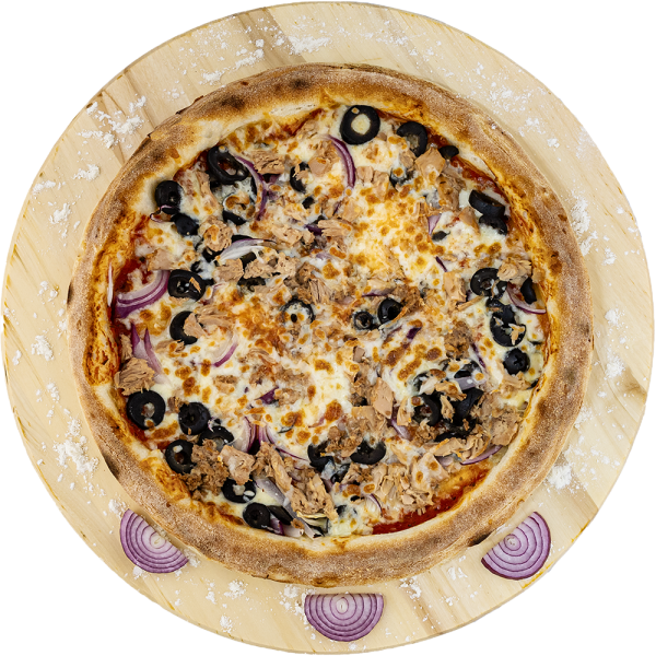 Pizza tonno e cipolla